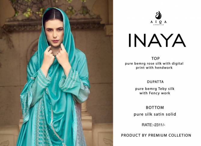 Inaya By Aiqa Rose Silk Digital Printed Salwar Kameez Wholesale Price In Surat